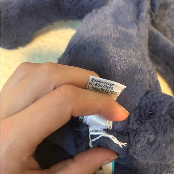 Jellycat Bashful Navy Blue Bunny - Picture 3 of 4